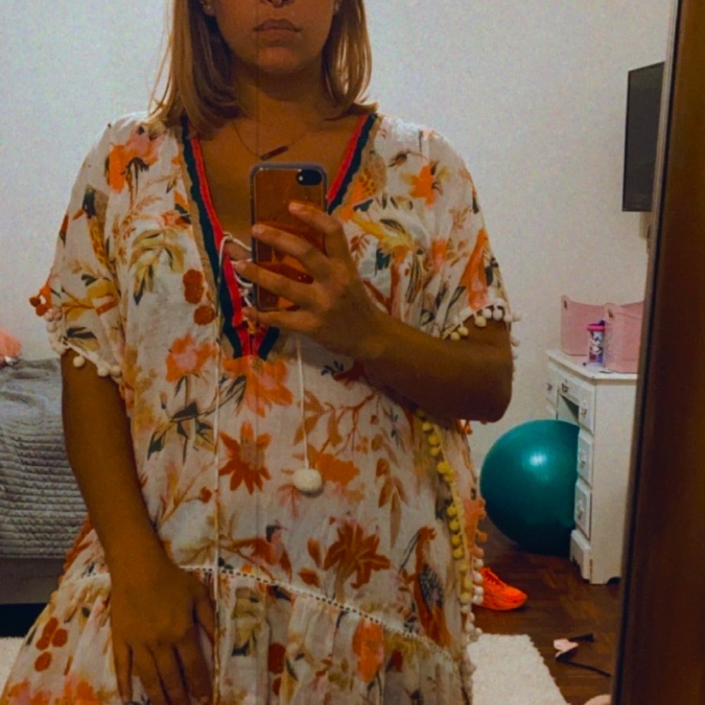 Beach Floral coverup